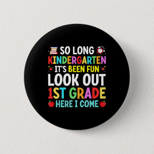 Badge Rond 5 Cm Tellement long jardin d'enfants Diplômé Enseignant