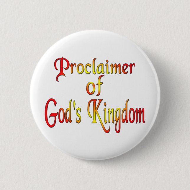 Badge Rond 5 Cm Témoin de Jéhovah (Devant)