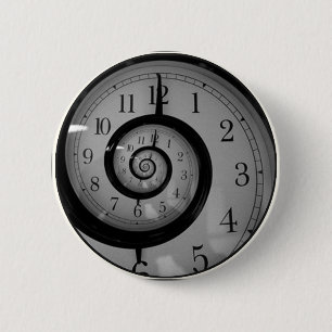 Badge Rond 5 Cm Temps en spirale