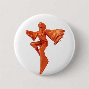 Badge Rond 5 Cm temps gelé