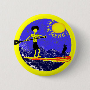 Badge Rond 5 Cm Tenez la conception de palette