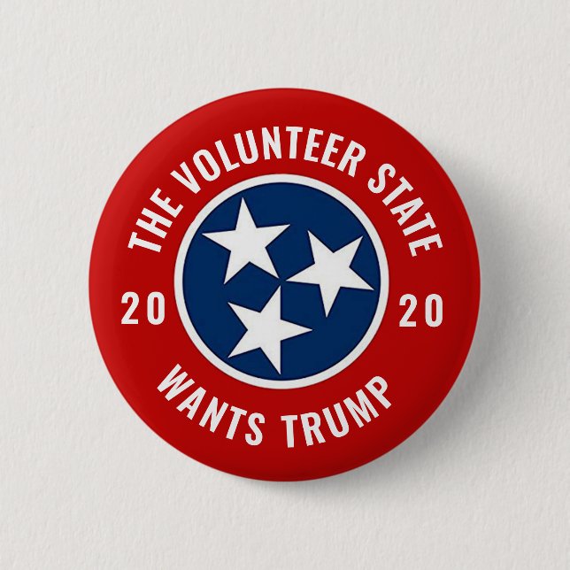 Badge Rond 5 Cm Tennessee pour Trump (Devant)