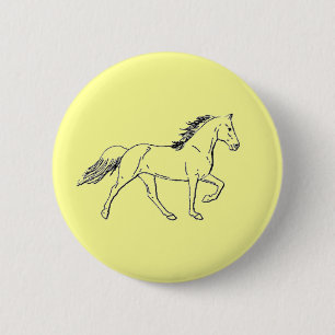 Badge Rond 5 Cm Tennessee Walking Horse