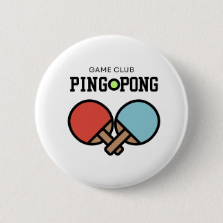 Badge Rond 5 Cm Tennis de table 