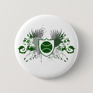 Badge Rond 5 Cm tennis : haute fidélité :
