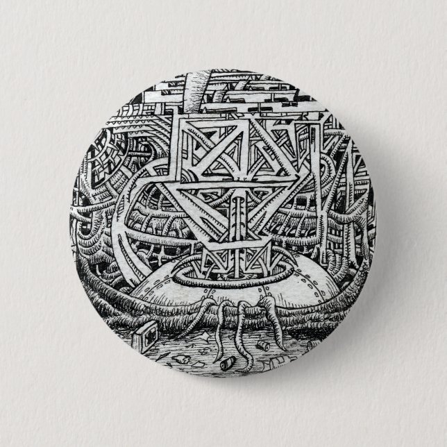 Badge Rond 5 Cm Tentacle Tank de Brian Benson (Devant)