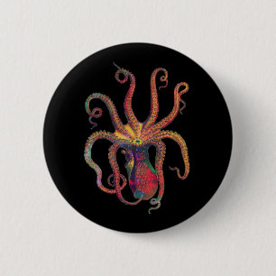 Badge Rond 5 Cm Tentacules de galaxie