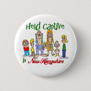 Badge Rond 5 Cm Tenu captif dans le New Hampshire