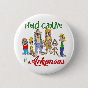 Badge Rond 5 Cm Tenu captif en Arkansas