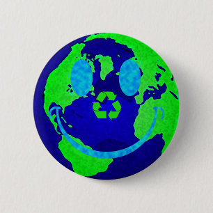 Badge Rond 5 Cm Terre