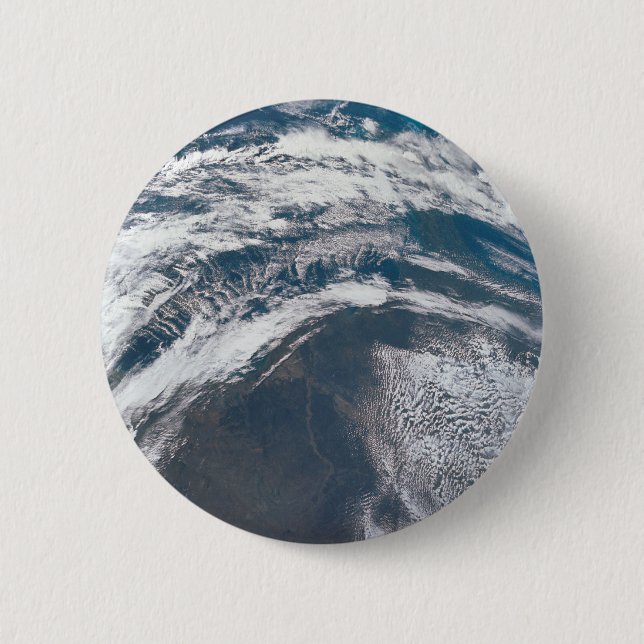 Badge Rond 5 Cm Terre De L'Appareil Spacecraft Apollo 12. (Devant)