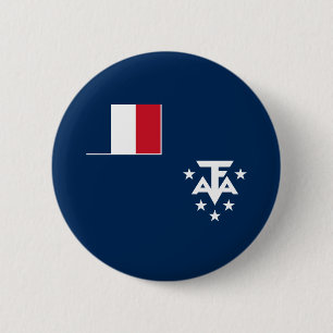 Badge Rond 5 Cm Terres australes et antarctiques françaises