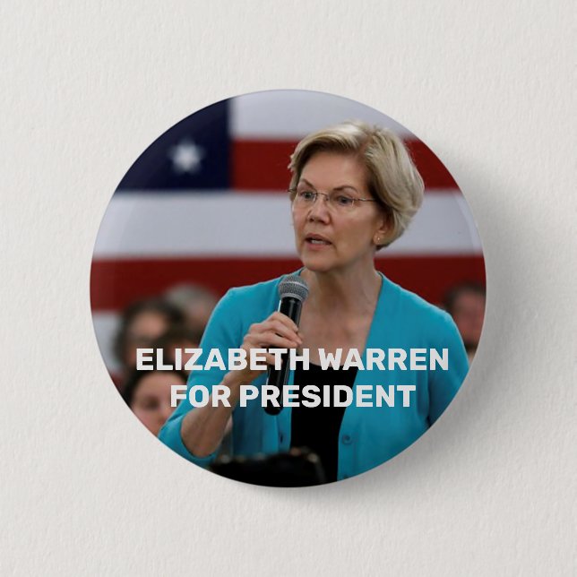 Badge Rond 5 Cm Terriers d'Elizabeth pour le Président Button - (Devant)
