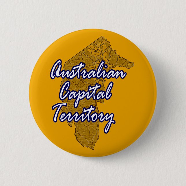 Badge Rond 5 Cm Territoire de la capitale australienne (Devant)