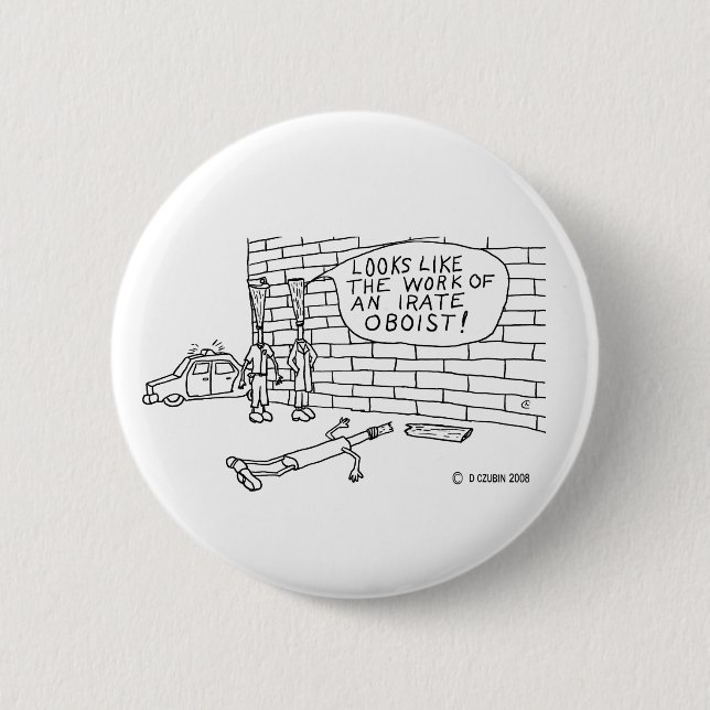 Badge Rond 5 Cm Test au mur (Devant)