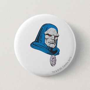 Badge Rond 5 Cm Tête de Darkseid