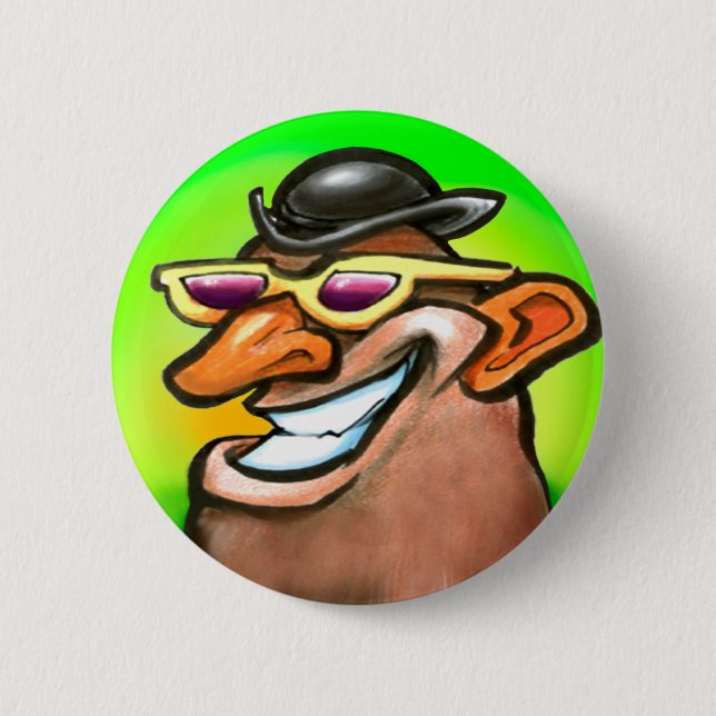 Badge Rond 5 Cm Tête de Tater (Devant)