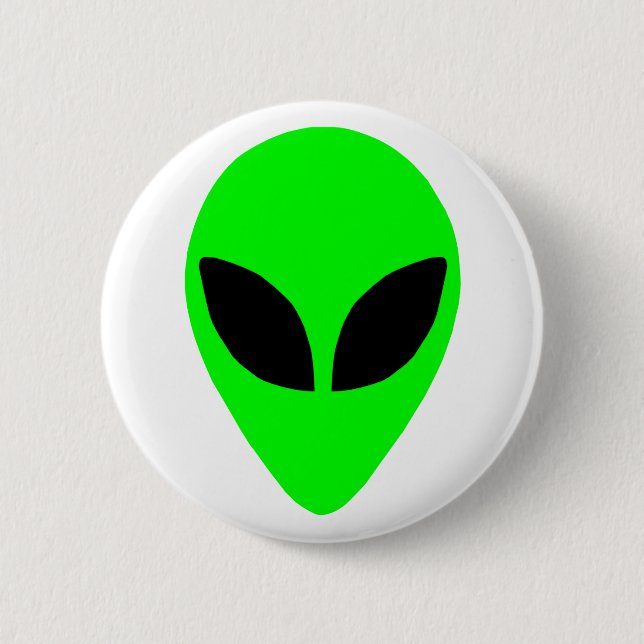 Badge Rond 5 Cm Tête étrangère (Devant)