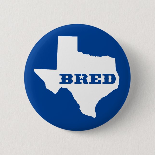 Badge Rond 5 Cm Texas Bred (Devant)