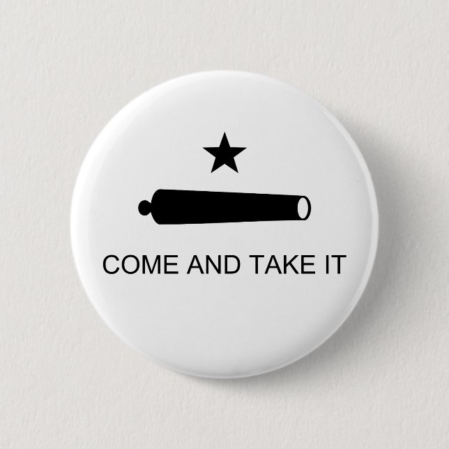 Badge Rond 5 Cm Texas, viens le prendre (Devant)