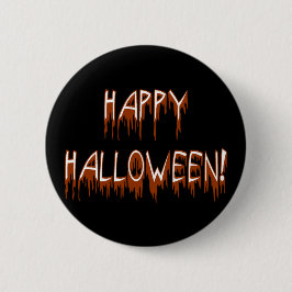 Badge Rond 5 Cm Texte de souffrance d'Halloween