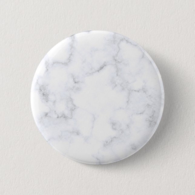 Badge Rond 5 Cm Texture Marbre blanc (Devant)