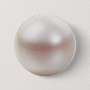 Badge Rond 5 Cm Texture réaliste perlée brillante de perle