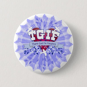 BADGE ROND 5 CM TGIF