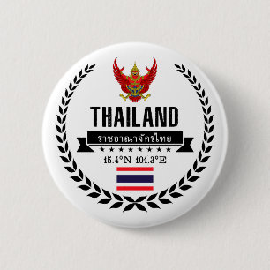 Badge Rond 5 Cm Thaïlande