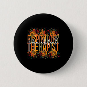 Badge Rond 5 Cm Thankful Respiratory Therapist Thanksgiving