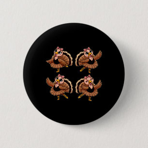 Badge Rond 5 Cm Thanksgiving Ballet Turquie Danser Ballet Enseigna