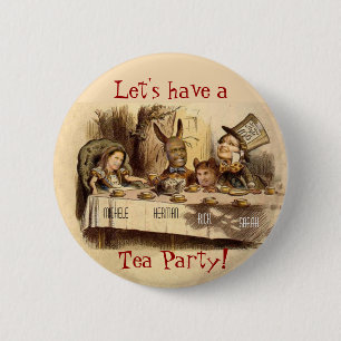 Badge Rond 5 Cm Thé