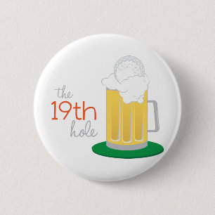 Badge Rond 5 Cm The 19th Hole