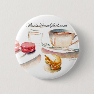 BADGE ROND 5 CM THÉ FRANÇAIS
