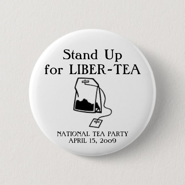 Badge Rond 5 Cm Thé national (Devant)