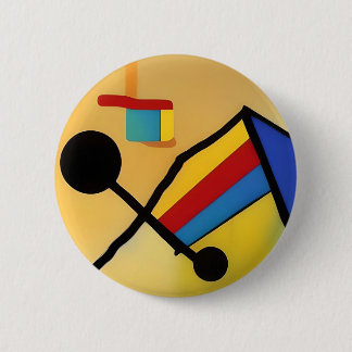 Badge Rond 5 Cm The shapes connecting with the colors