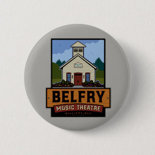 Badge Rond 5 Cm Théâtre de musique de beffroi - bouton