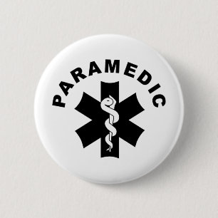 Badge Rond 5 Cm Thème d'infirmier