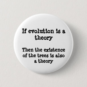 Badge Rond 5 Cm Théorie de l'évolution