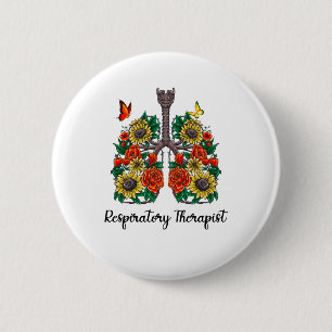 BADGE ROND 5 CM THÉRAPERATOIRE RESPIRATOIRE
