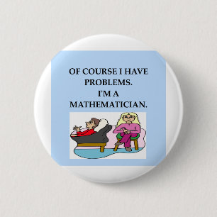 Badge Rond 5 Cm thérapie de maths