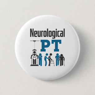 Badge Rond 5 Cm Thérapie de physiothérapie par PT neurologique