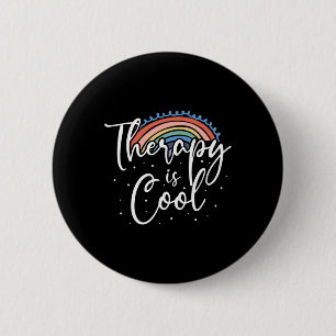 Badge Rond 5 Cm Thérapies Sensibilisation à la stabilité mentale
