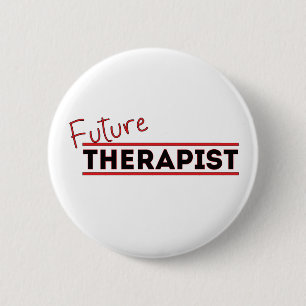 Badge Rond 5 Cm Thérapiste de l'avenir