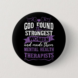 Badge Rond 5 Cm Thérapiste en santé