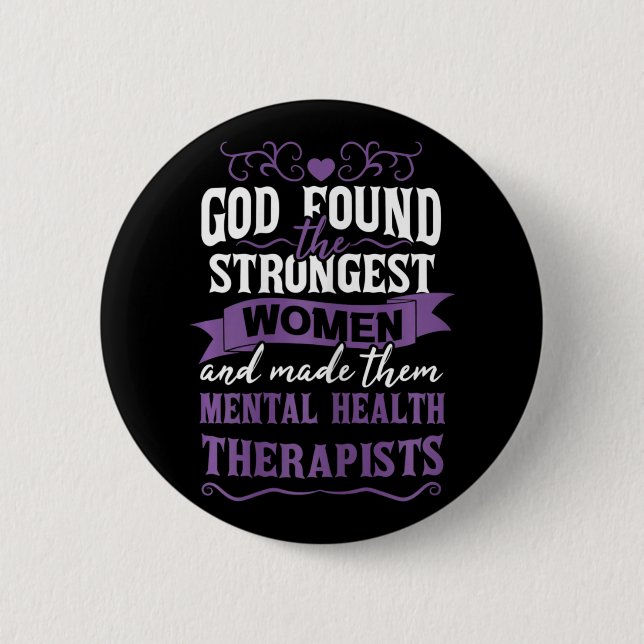 Badge Rond 5 Cm Thérapiste en santé (Devant)