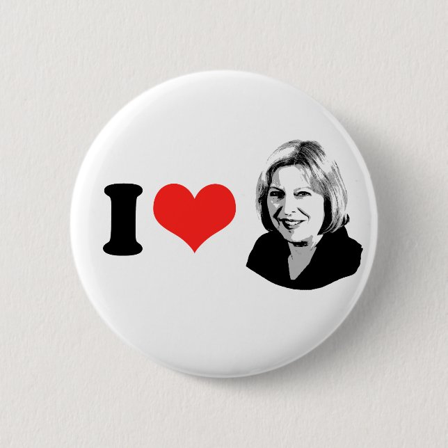 Badge Rond 5 Cm Theresa peut (Devant)