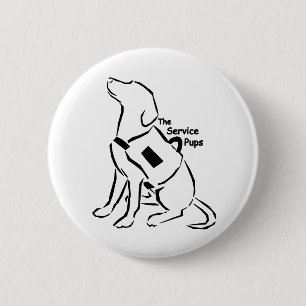 Badge Rond 5 Cm TheServicePups-Bouton