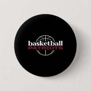 Badge Rond 5 Cm Thomas Jefferson Patriots Basket