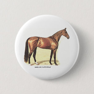 Badge Rond 5 Cm Thoroughbred